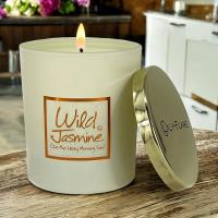 Lily-Flame Wild Jasmine Gold Top Glass Jar Candle Extra Image 1 Preview